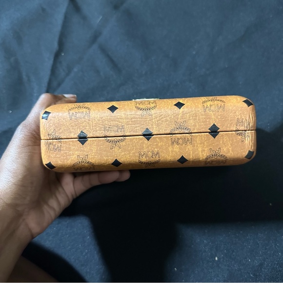 MCM Cognac Visetos eye case only(no glasses) - Picture 2 of 3